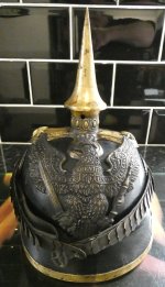 Prussian Dragoon Regiment No1 Officers Pickelhaube (6).JPG