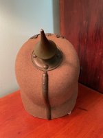 Prussian Ersatz Felt Pickelhaube Top Spike 2.jpeg Prussian Ersatz Felt Pickelhaube Top Spike 2.jpeg