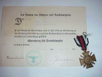 Front Fighter medal and Urkunde.JPG