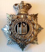 Helmet Plate Tower Hamlets Rifles.jpg Helmet Plate Tower Hamlets Rifles.jpg
