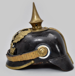 Prussia Kingdom. A Prussian Guards Officer’s Pickelhaube by ClemenLeft side.png