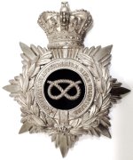 Helmet Plate 4th Adminastrative  Battalion, Staffordshire Rifle Volunteers .jpg