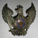 German Prussian M1867 metal Cuirassier cavalry helmet, Adler.jpg