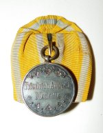 Saxon Friedrich August Silver Medal Parade Mount 3.JPG