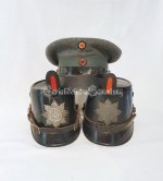 GER Wurttemberg 27th Division Mountain troops Tshako Group (1).jpg