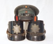 GER Wurttemberg 27th Division Mountain troops Tshako Group (3).jpg